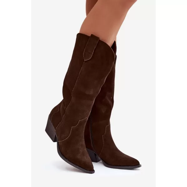  Dámske čižmy BOTO URSELLE 41113 BROWN 