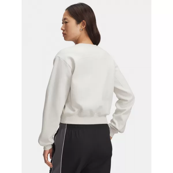  Dámska mikina UNDER ARMOUR UA ICON VIDA FLC CREW BIELA 