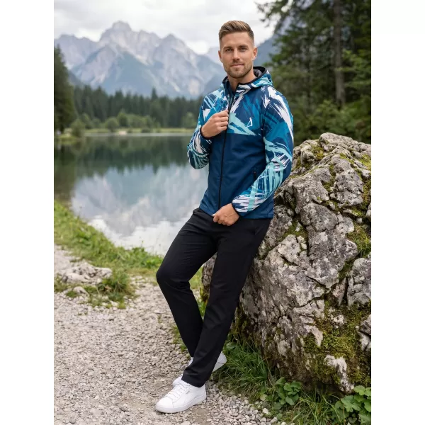  Pánska softshellová bunda premium ALTISPORT VOJ/ALM039JACK01 NÁMORNÁ MODRÁ 