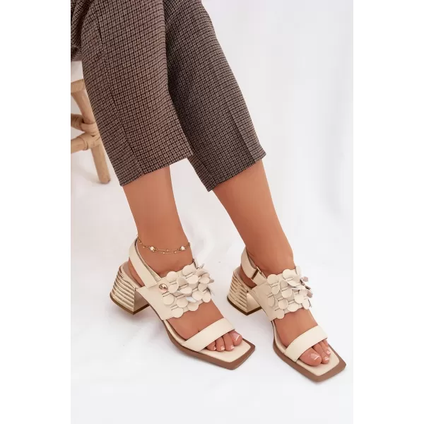  Dámske sandále D&A CR61-3062 BEIGE 