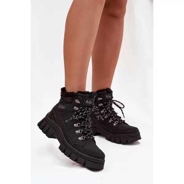  Dámske zimné topánky LEE COOPER LCJ-25-31-3911 BLACK 