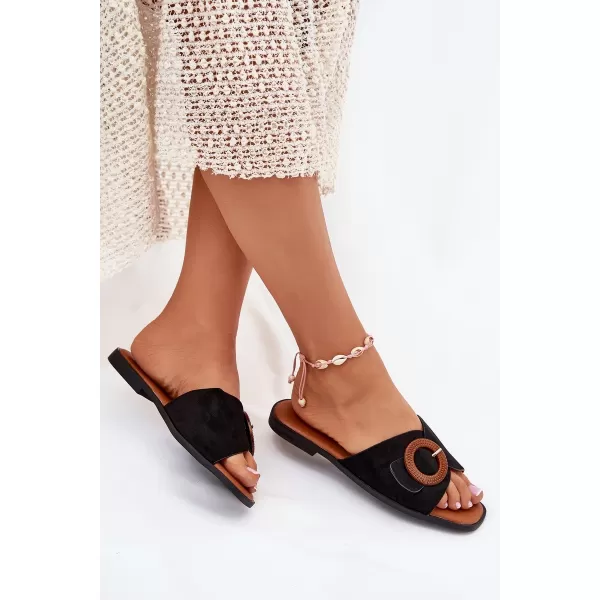  Dámske šľapky BOTO LANONI 37772 BLACK 
