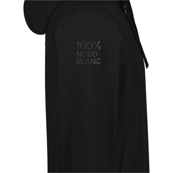  Pánska softshellová mikina NORDBLANC CANOPY NBSSM8340 ČIERNA 