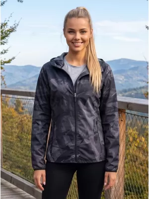 Dámska softshellová bunda premium ALTISPORT VOJ/ALW096JACK01 ČIERNA