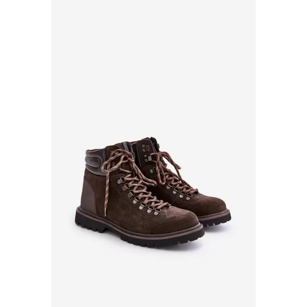  Pánske topánky BIG STAR OO174644 BROWN/BEIGE Big Star Shoes 