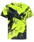 Pánske tričko premium ALTISPORT VOJ/ALM131TR01 FLUO YELLOW/ČIERNA