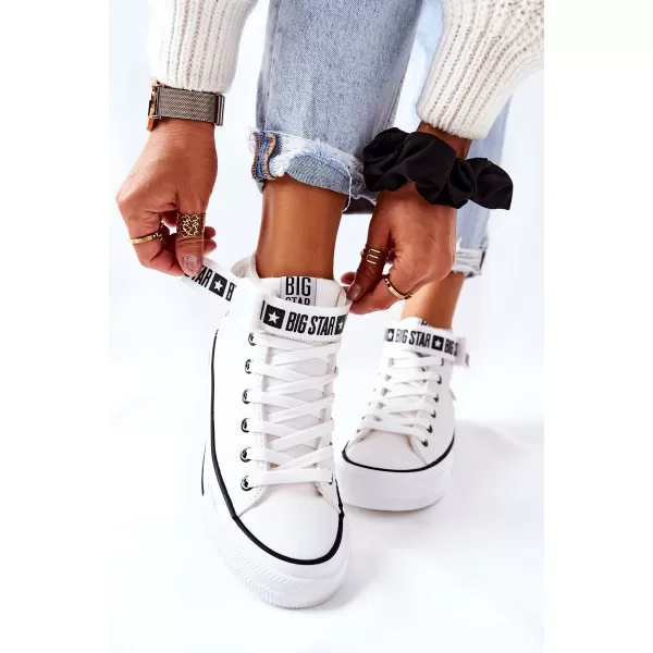  Dámske tenisky BIG STAR GG274027 WHITE Big Star Shoes 