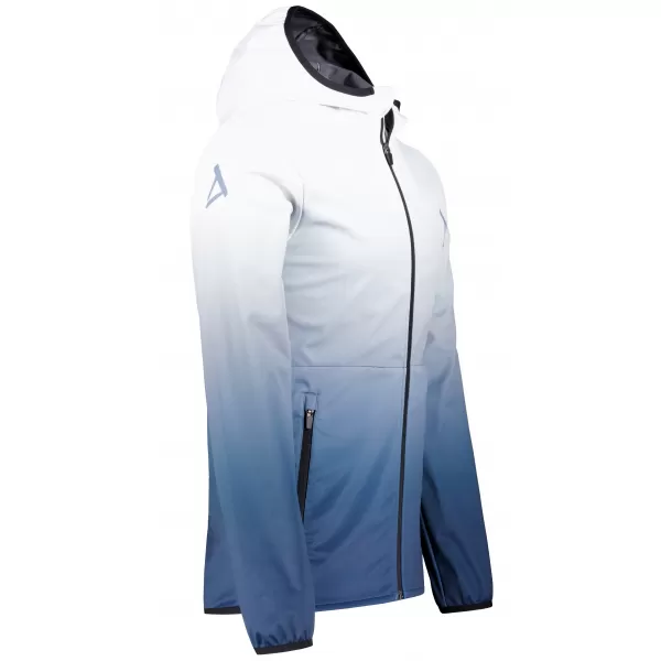  Pánska softshellová bunda premium ALTISPORT VOJ/ALM126JACK01 NÁMORNÁ MODRÁ/BIELA 