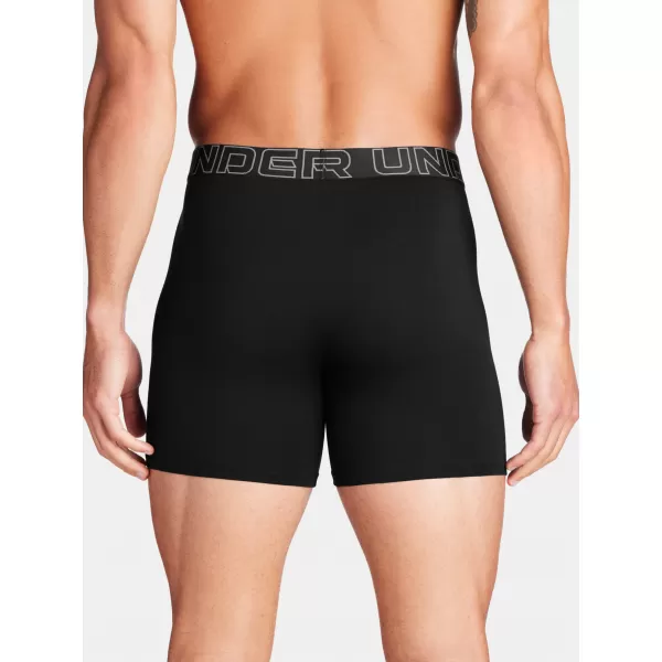  Pánske trenírky UNDER ARMOUR M PERF COTTON 6IN 1383889-001 ČIERNA 