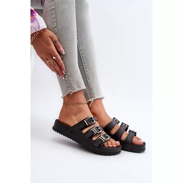  Dámske šľapky ZAXY JJ285058 BLACK 