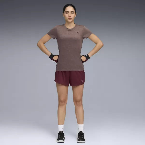  Dámske tričko PUMA W TAD ESSENTIAL HEATHER TEE 525891-88 HROZIENKOVÝ VRES 