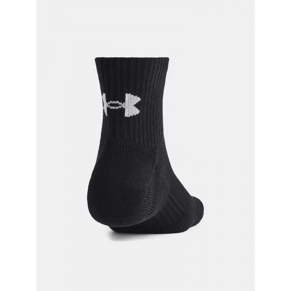  Ponožky UNDER ARMOUR UNISEX UA TC QTR (3 PÁRY) 1386372-001 ČIERNA 