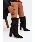 Dámske topánky BOTO ZATEPLENÉ 40514 BLACK