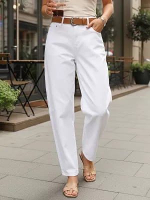 Dámske nohavice DSTREET UY2930 BIELA