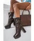 Dámske topánky na podpätku BOTO CALVESSA 39541 BROWN