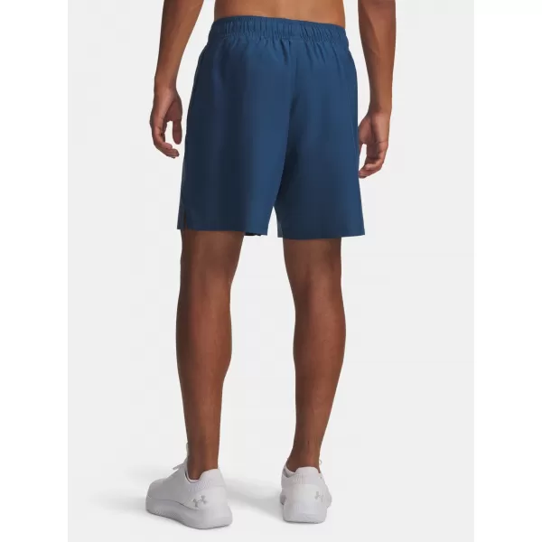  Pánske kraťasy UNDER ARMOUR UA TECH WOVEN WORDMARK SHORT 1383356-498 MODRÁ 