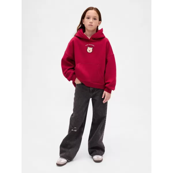  Detská mikina GAP LOGO HOODIE PULLOVER 847141-02 SLED 