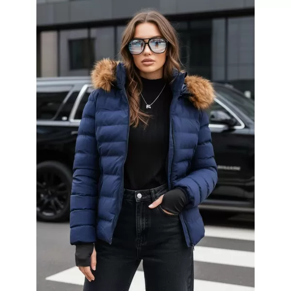  Dámska bunda DSTREET TY4039 MODRÁ 