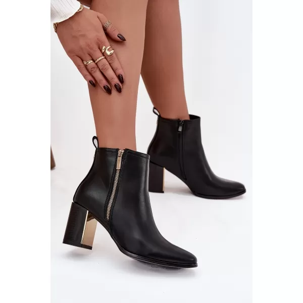  Dámske topánky na podpätku BOTO CAMILYN 40569 BLACK 