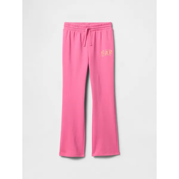 Detské tepláky GAP BOOTCUT LOGO SWEATPANTS 760724-01 STANDOUT PINK 