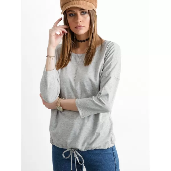  Dámska blúzka BASIC FEEL GOOD RV-BZ-4691.42P GRAY 