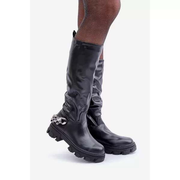  Dámske čižmy BOTO NAURICETTE 35013 BLACK 