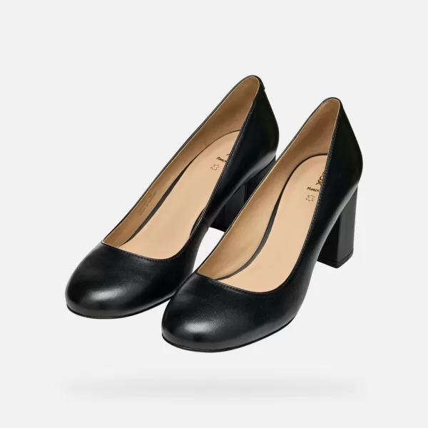  Dámske lodičky GEOX VIRNILISA 65 G009772 ČIERNA 