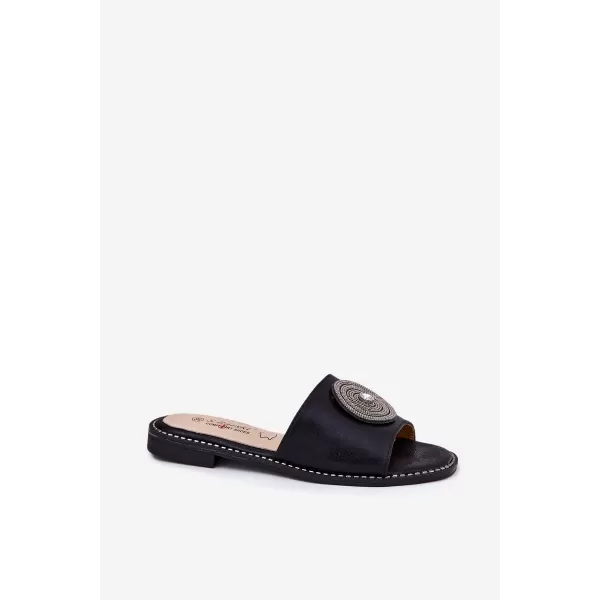  Dámske šľapky S.BARSKI KV51-013 BLACK 