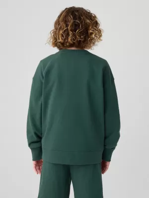 Detská mikina GAP LOGO SWEATSHIRT 406762-01 MOORES GREEN