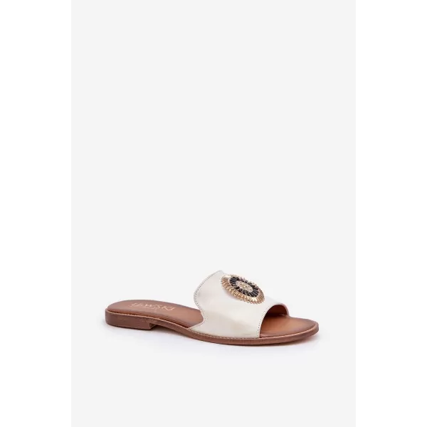  Dámske šľapky BOTO O 35305 WHITE 
