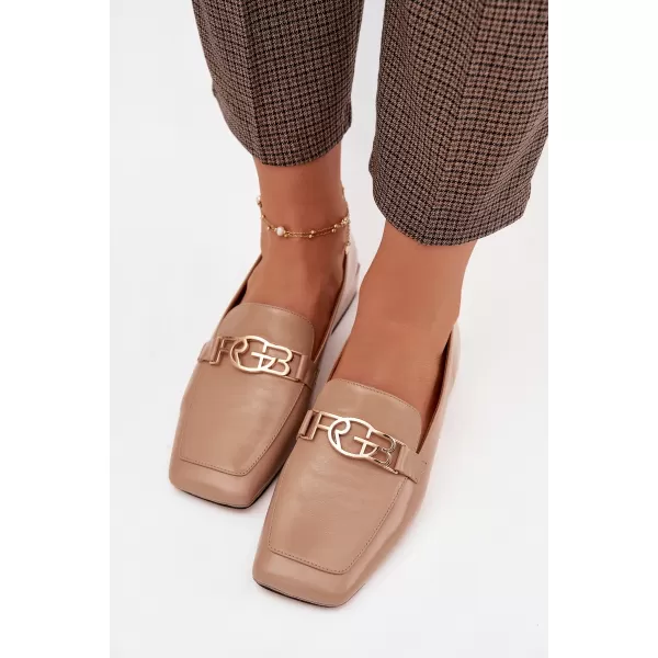  Dámske mokasíny D&A CR61-3125 BEIGE 
