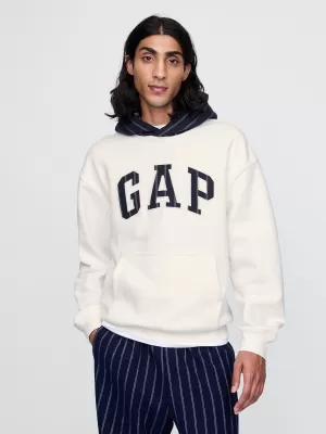 Pánska mikina GAP LOGO HOODIE PULLOVER 645967-02 NEW OFF WHITE