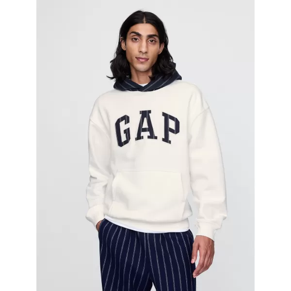  Pánska mikina GAP LOGO HOODIE PULLOVER 645967-02 NEW OFF WHITE 