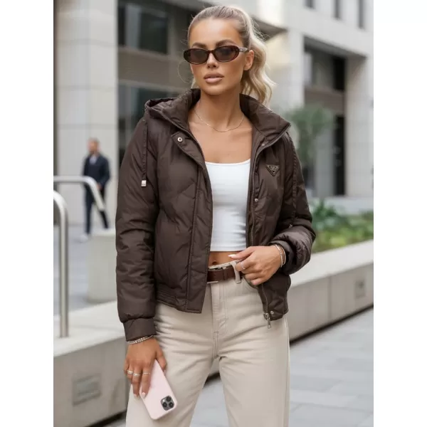  Dámska bunda DSTREET TY5669 HNEDÁ 