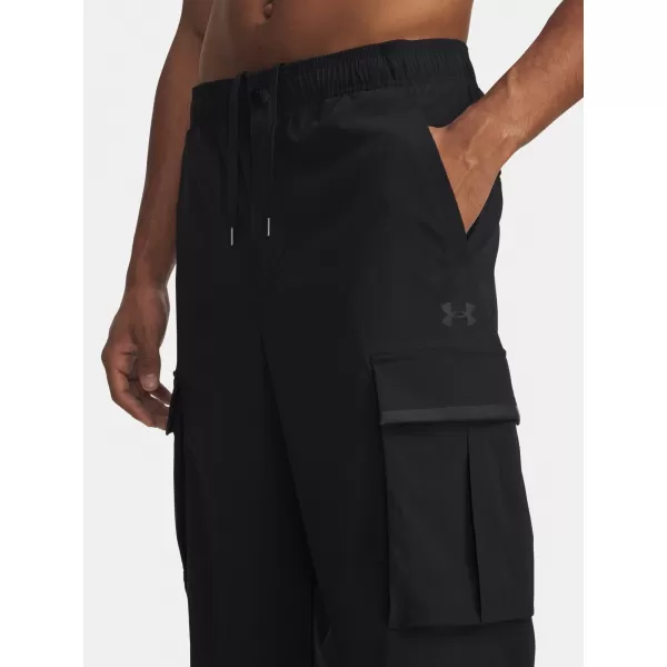  Pánske športové nohavice UNDER ARMOUR UNSTPBLE TXTR WOVEN CARGO 6003862-001 ČIERNA 