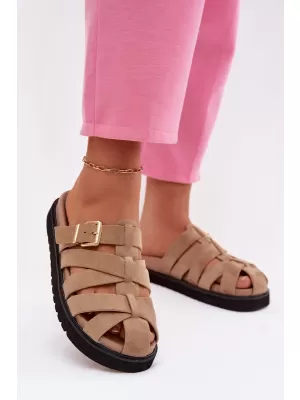 Dámske šľapky BOTO ROSELISSE 41559 KHAKI