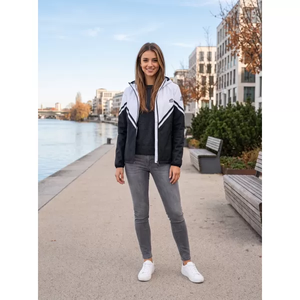  Dámska softshellová bunda premium ALTISPORT VOJ/ALW101JACK01 ČIERNOBIELA 
