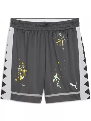 Pánske šortky PUMA PITP ALL JAWS 6.5" SHORT 632918-01 TMAVOŠEDÁ