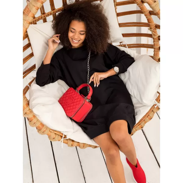  Dámske šaty BASIC FEEL GOOD RV-TU-5184.93P NOIRE 