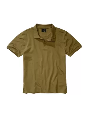 Pánske tričko s golierom BRANDIT 4215 OLIVE