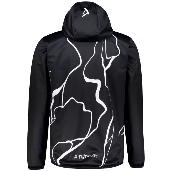  Pánska softshellová bunda premium ALTISPORT VOJ/ALM073JACK01 ČIERNA 