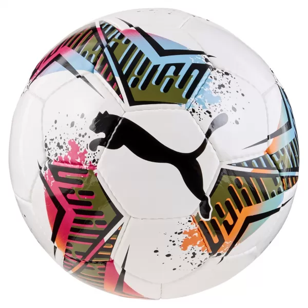  Tréningová lopta PUMA FUTSAL 2 HS 084343-01 BIELA/GRANÁTOVÁ RUŽA/ZAPRÁŠENÁ AKVA 