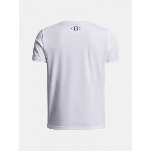  Chlapčenské tričko UNDER ARMOUR UA B BOXED SPORTS UPDATE SS 1388672-100 BIELA 