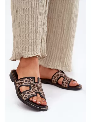 Dámske šľapky ZAZOO 40383 BEIGE
