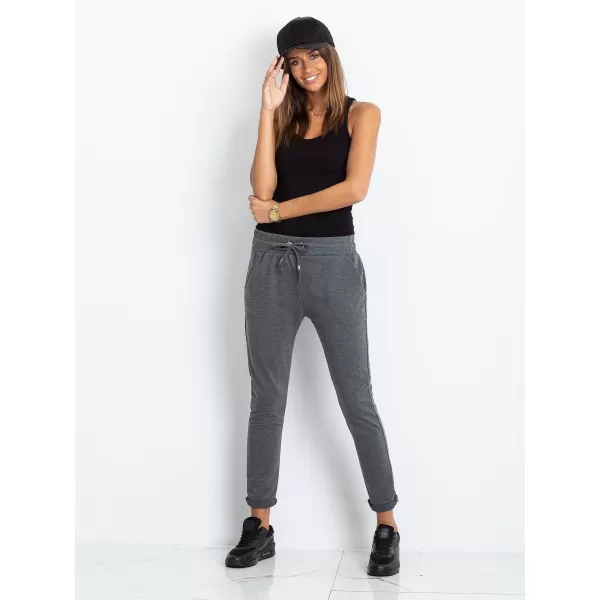  Dámske tepláky BASIC FEEL GOOD RV-DR-3698.09X DARK GREY 