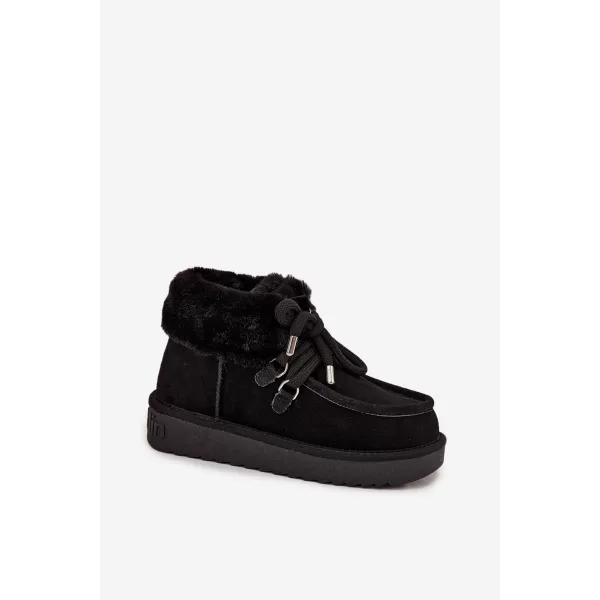  Dámske snehule D.FRANKLIN DFSH375006 BLACK 