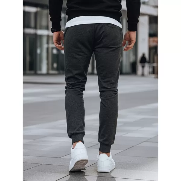  Pánske nohavice DSTREET UX4123 TMAVO ŠEDÁ 
