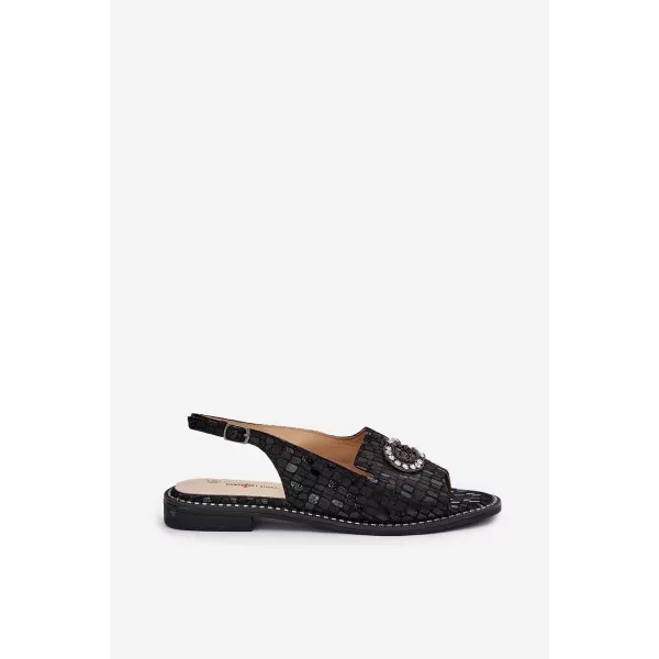  Dámske sandále S.BARSKI KV51-096 BLACK 