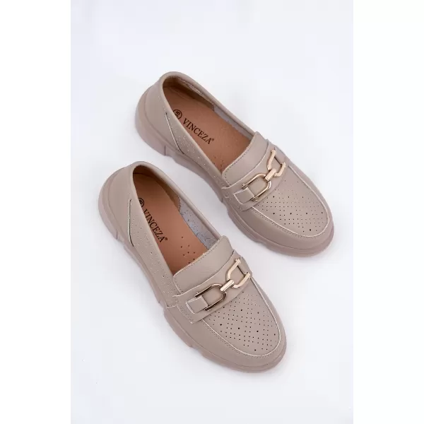  Dámske mokasíny VINCEZA 88007 BEIGE 