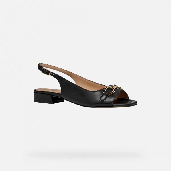  Dámske sandále GEOX NEW ERAKLIA 15 G012993 ČIERNA 